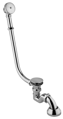 external bath tub complete of
siphon with click clack outlet, chrome