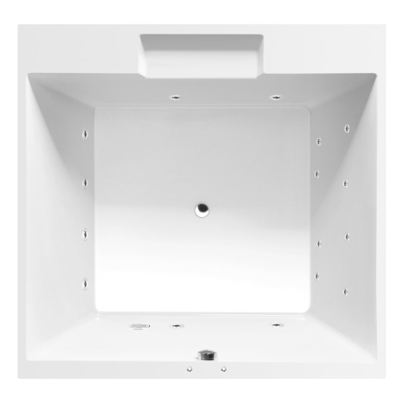 massaaživann  CAME  175x175x50cm,  Active Hydro,  kroom