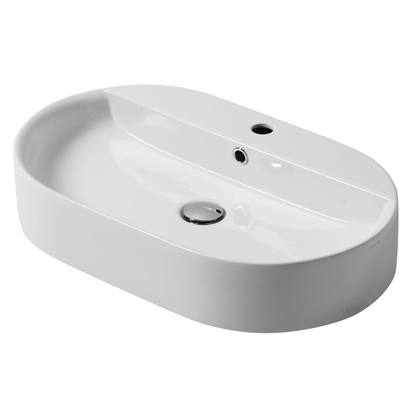 Valamu tööpinnale 65x40x12 cm, valge Tech (antibakteriaalne pind)