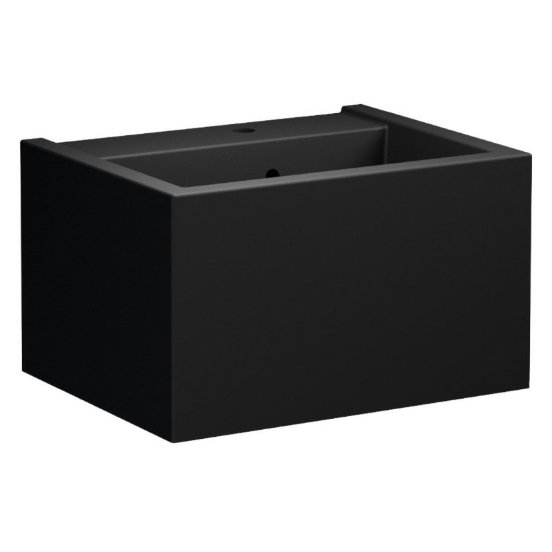 valamu Kanaal 60x46.5 cm, must matt