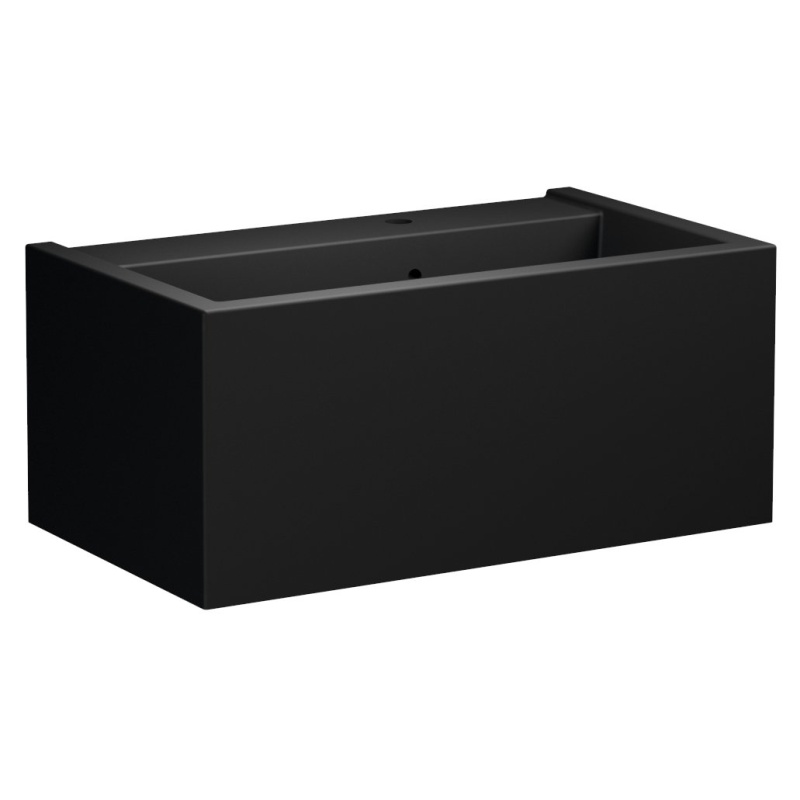 valamu Kanaal 80x46.5 cm, must matt