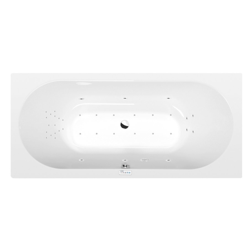massaaživann  VIVA B  175x80x47cm,  Highline Hydro-Air,  kroom