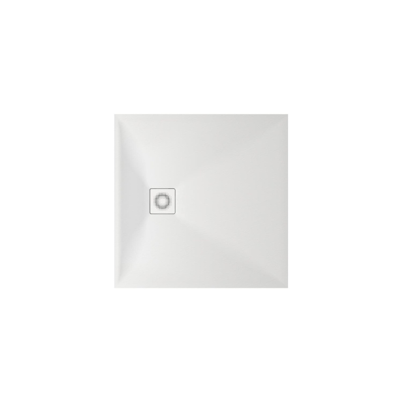 dušialus Lettera 90x90 valge, komplektis jalad, paneel ja sifoon