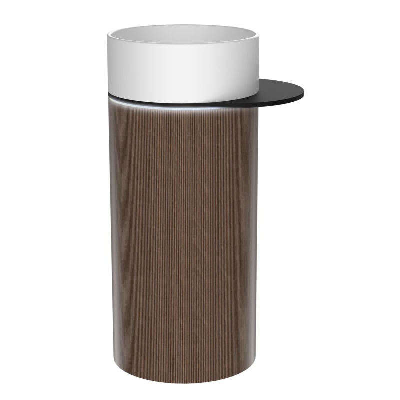 eraldiseisev valamu riiuliga OASIS 40x89x52cm,  valge/oak Cardamom