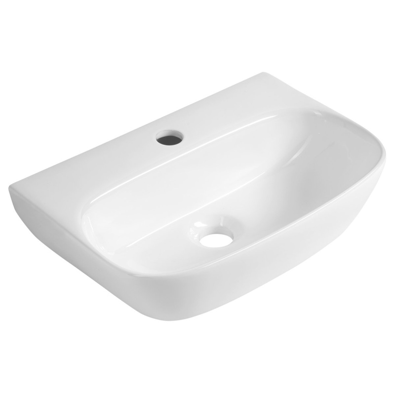 valamu FLANNY 46x31cm,  valge