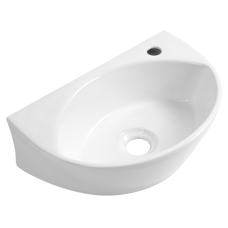 valamu LIZA 40x27cm,  valge