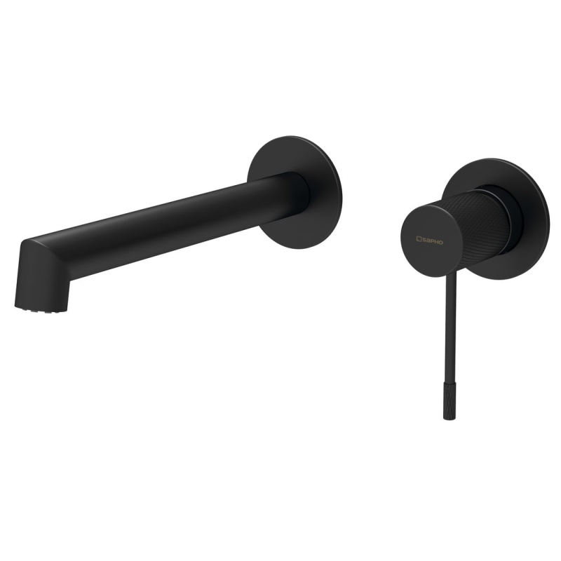 süvistatav valamusegisti Solaris, matt must