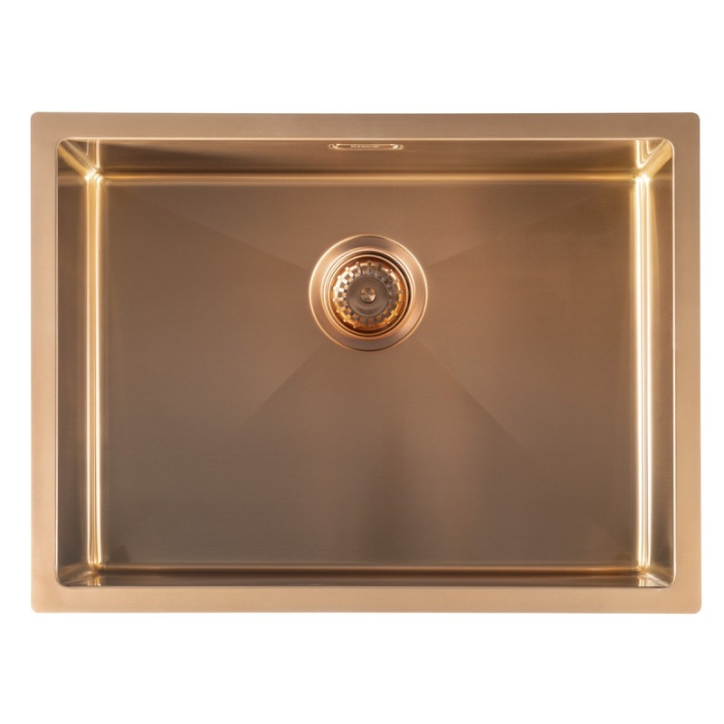 roostevaba köögivalamu ZENITH 60x45cm,  copper matt