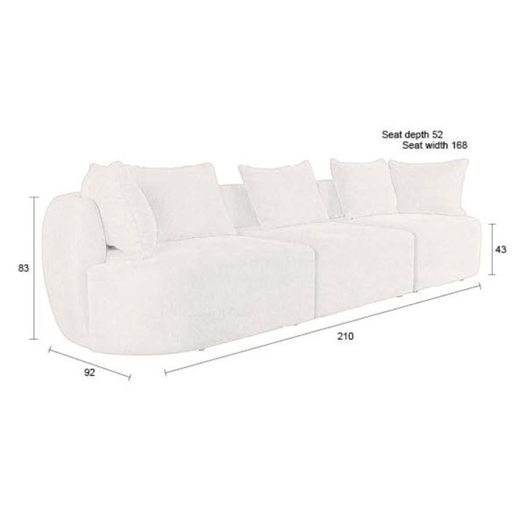 diivan 4.5 Rocca Latte