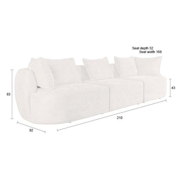 diivan 4.5 Rocca Cappucino