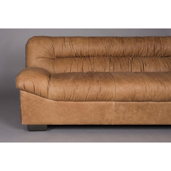 diivan Douglas Wax Leather Cognac