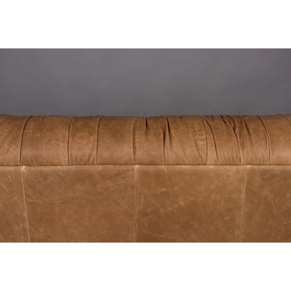diivan Douglas Wax Leather Cognac