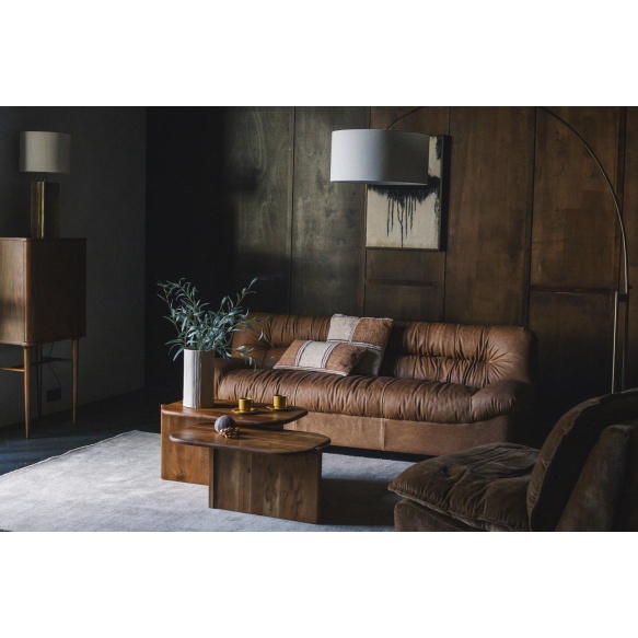 diivan Douglas Wax Leather Cognac