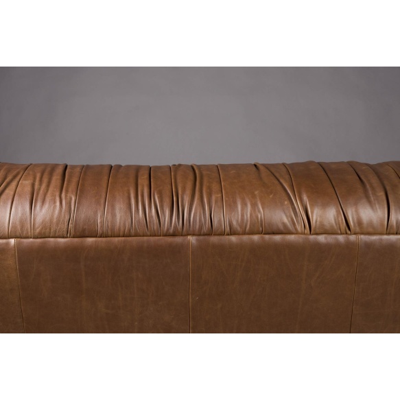 diivan Douglas Wax Leather Chocolate