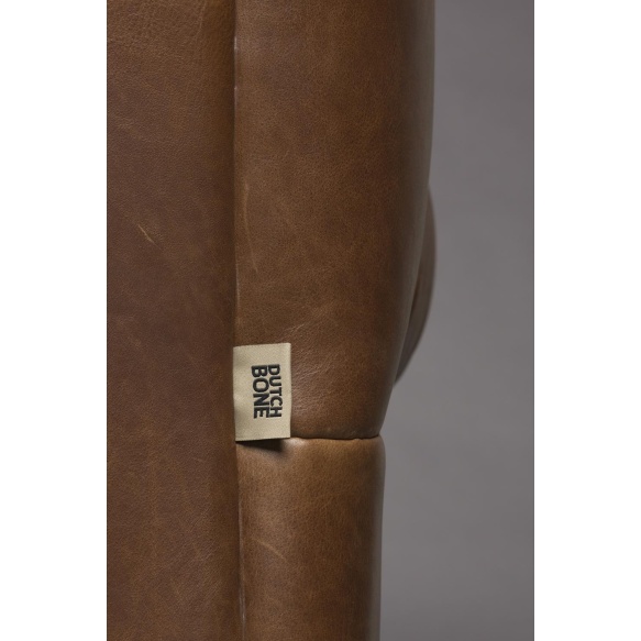 diivan Douglas Wax Leather Chocolate