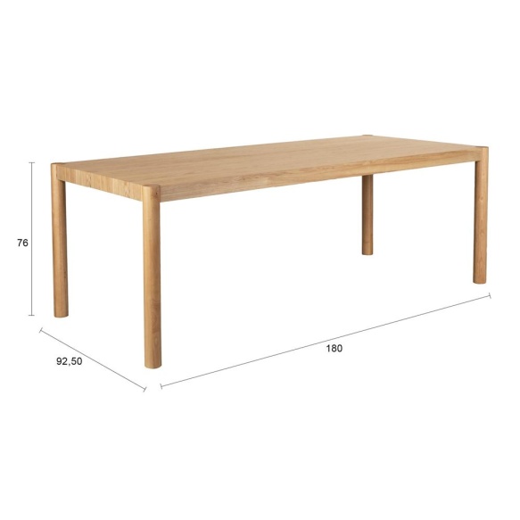 söögilaud Sticks 220x90 Natural