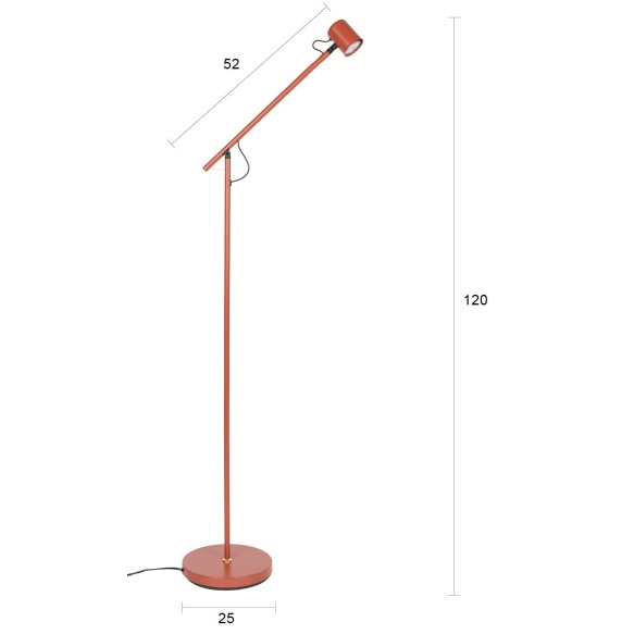 põrandalamp Aero Red