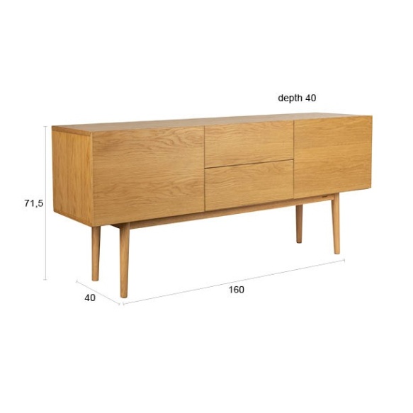 kapp High On Wood Oak 2dr 2do