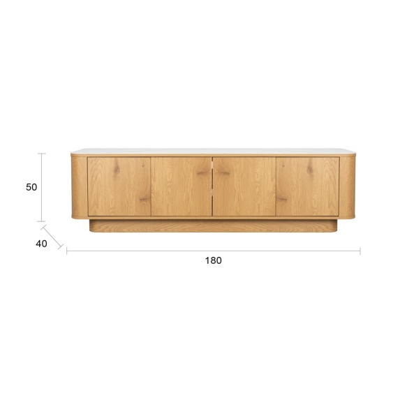 TV-alus Almira Low Oak