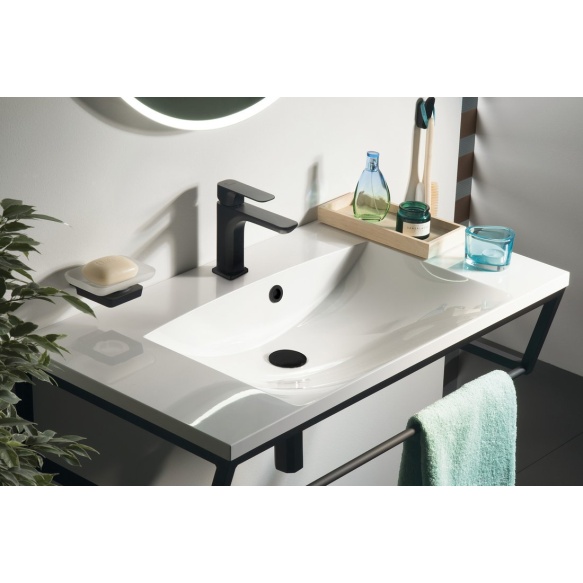 Valamu ülevoolukork 32 mm, must