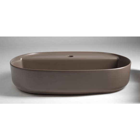 valamu töötasapinnale Infinity Oval 60x40 cm, taupe