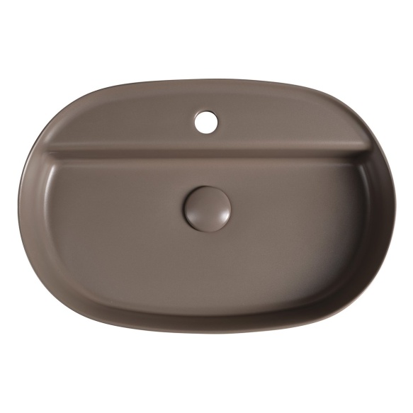 valamu töötasapinnale Infinity Oval 60x40 cm, taupe