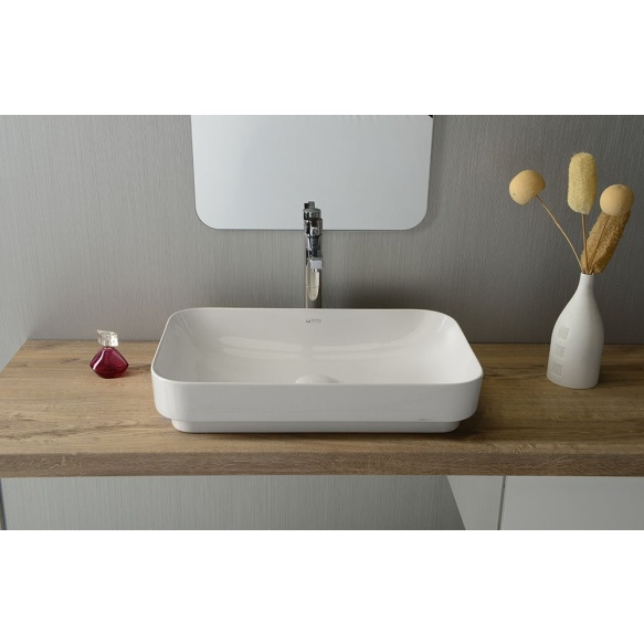 valamu töötasapinnale Sott Aqua 60x38 cm, valge