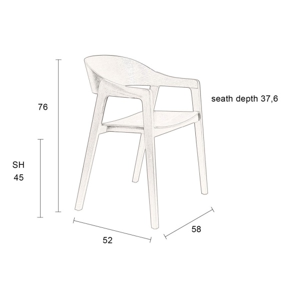 Tuoli Westlake Walnut