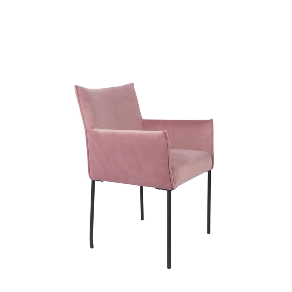käsinojallinen tuoli Dion Velvet, Pink