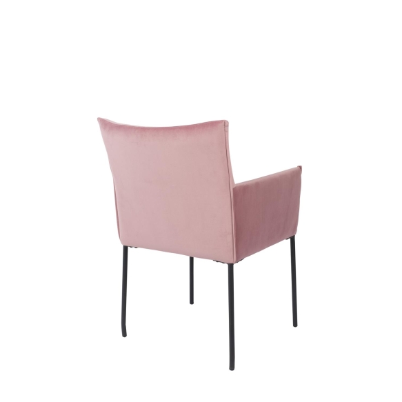 käsinojallinen tuoli Dion Velvet, Pink
