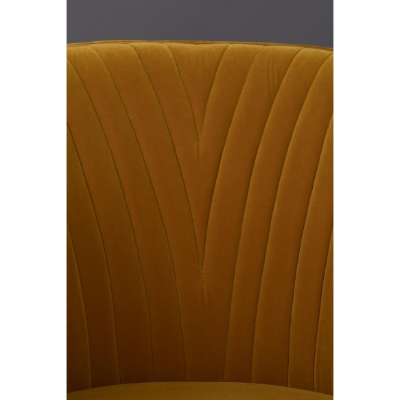 käsinojallinen tuoli Dolly Ochre (fire retardant)