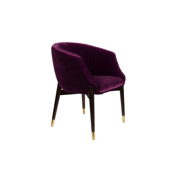 käsinojallinen tuoli Dolly Purple (fire retardant)