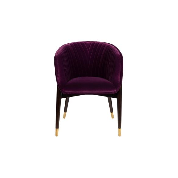 käsinojallinen tuoli Dolly Purple (fire retardant)