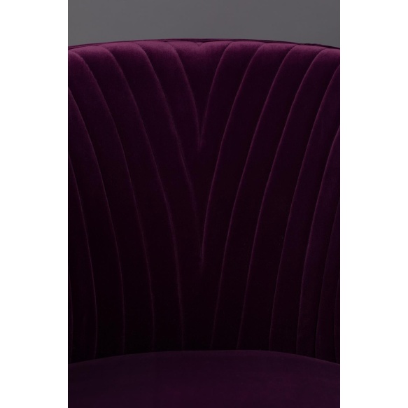 käsinojallinen tuoli Dolly Purple (fire retardant)