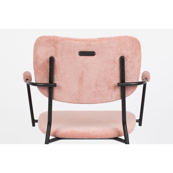 käsinojallinen tuoli Benson, Pink