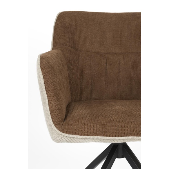 käetugedega tool Daley Beige/Brown