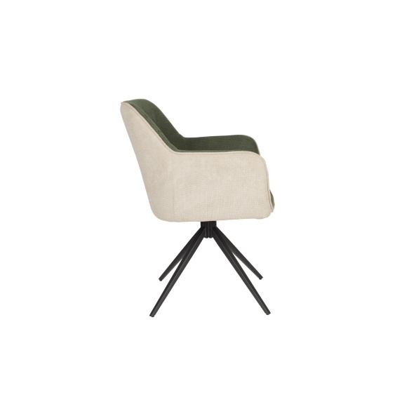 käetugedega tool Daley Beige/Green