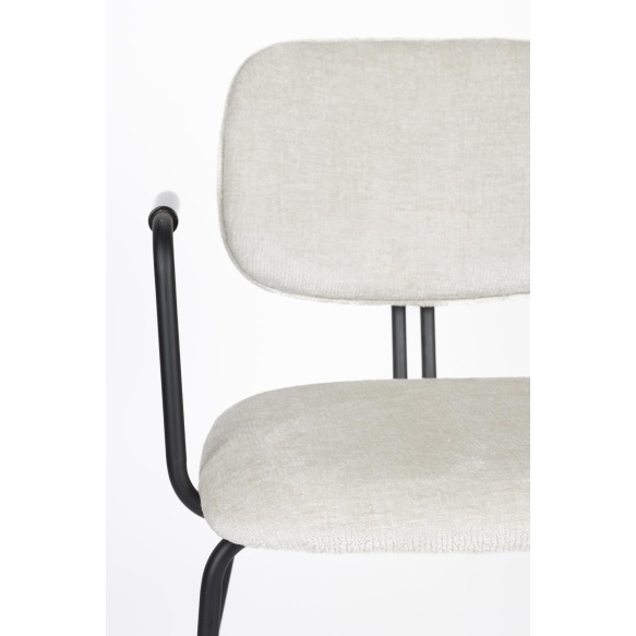 käetugedega tool Bouton Off-White