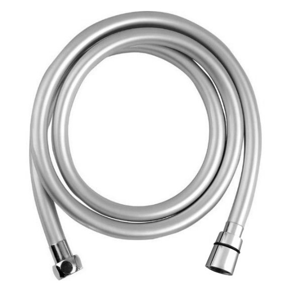 SOFTFLEX plast dušivoolik 150 cm, metallik/kroom