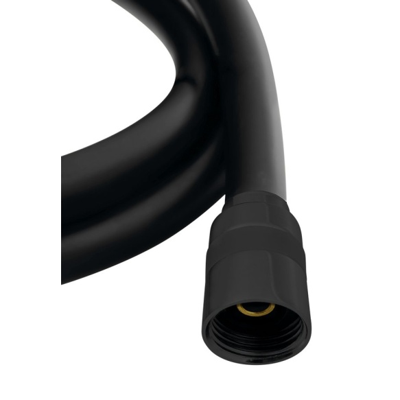 SOFTFLEX plast dušivoolik 150 cm, matt must