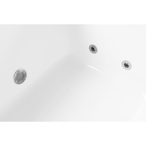 massaaživann Dupla Hydro, 180x120x54 cm, valge