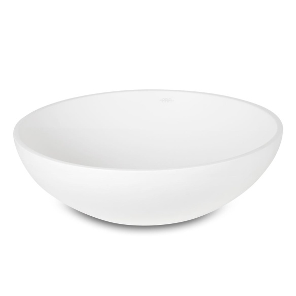 silkstone valamu Round, tööpinnale, matt valge