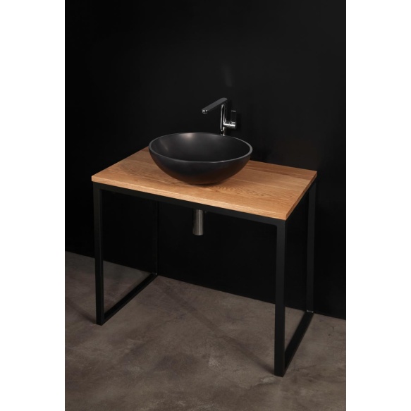 silkstone valamu Round, tööpinnale, matt grafiit