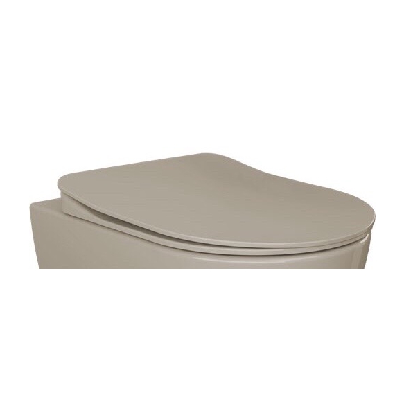 aeglaselt sulguv (soft close) WC iste, matt cappucino, mudelid FE320, FE321