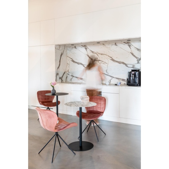 bistropöytä Snow, must