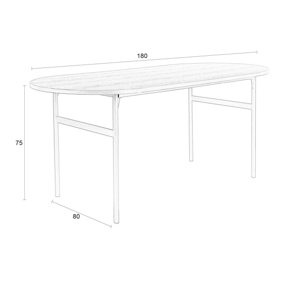 Söögilaud Marcio Black