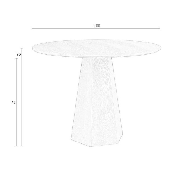 söögilaud Pilar Brown Rice