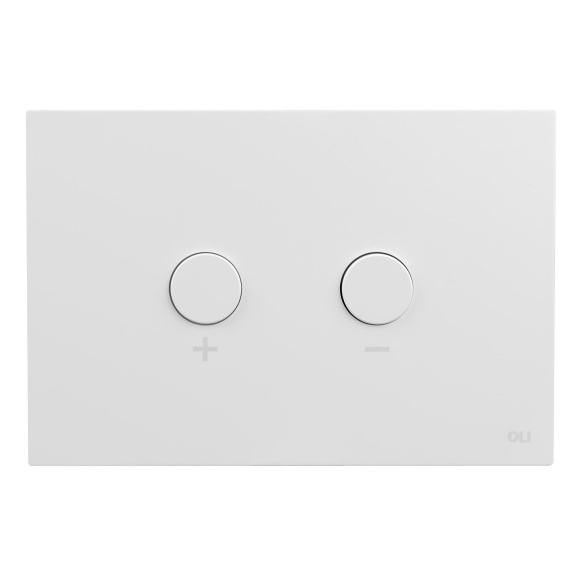 loputusnupp Blink pneumatic, matt valge