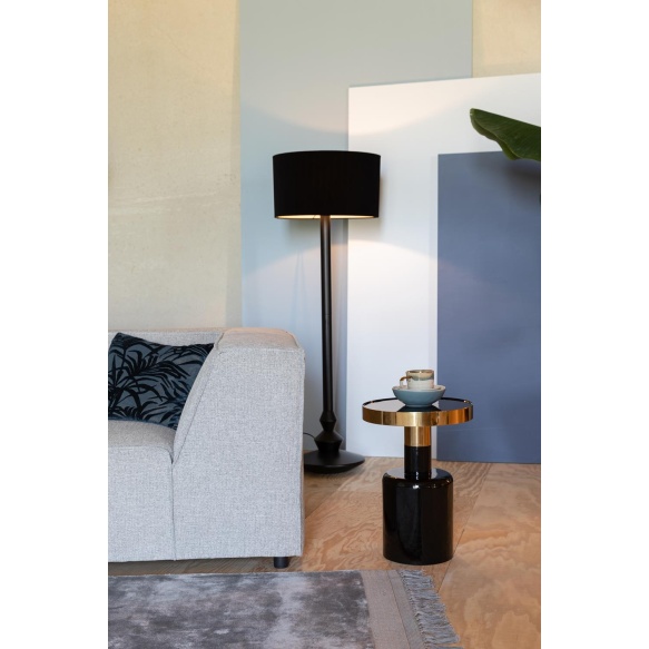 apupöytä Glam, musta