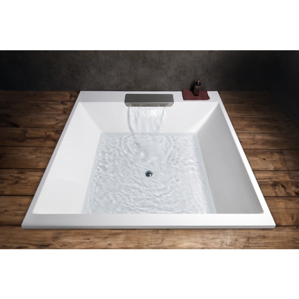 vann Came Falls tugiraamiga, 175x175x50 cm, valge